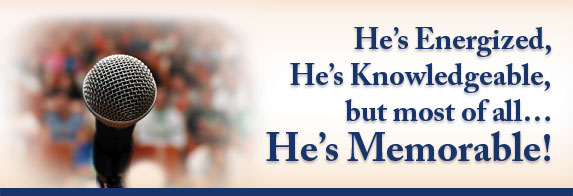 He's energized, he's knowledgeeable, but most of all...he's memorable!